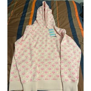 Teddy Fresh Argyle Print Hoodie XL NEW WITH TAGS